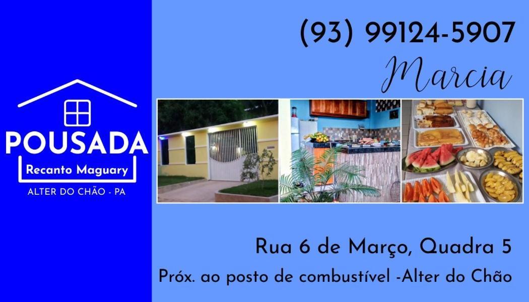 Pousada Recanto Maguary Alter do Chão Eksteriør bilde